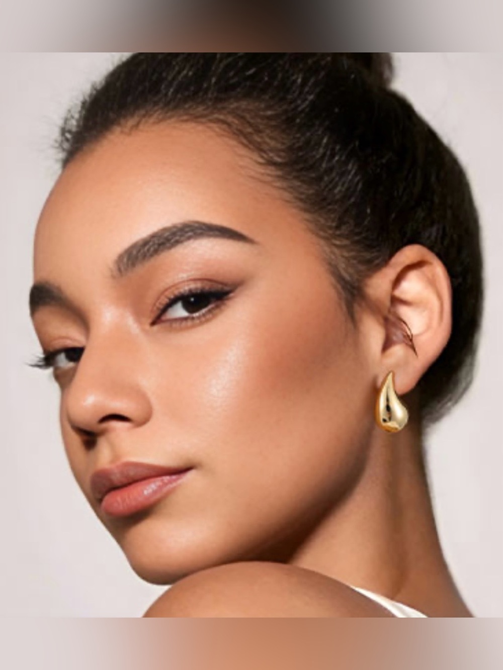 Fashion Jewelry 14K Gold Plated Inspired BV-Teardrop Luxury Earrings